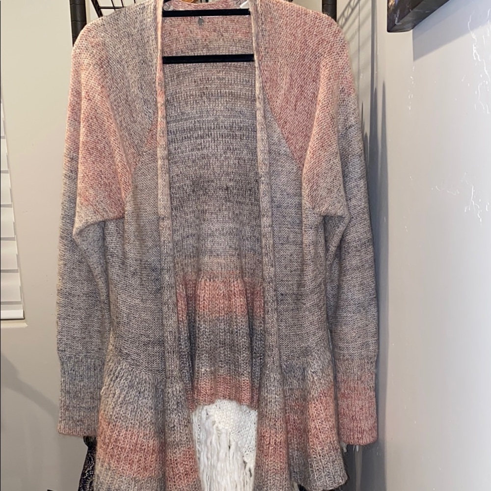 Anthropologie Multicolor Knitted Swing Sweater